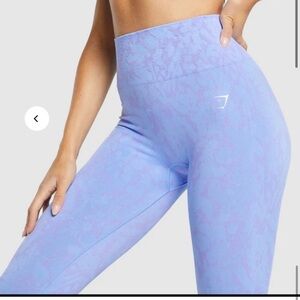 Gymshark Adapt Animal Seamless Leggings - Butterfly | Light Blue